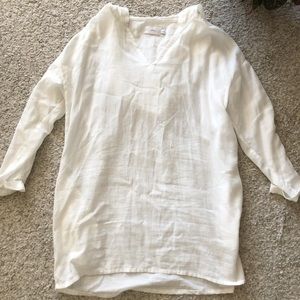 Onia Sophia white swim cover up